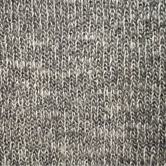 Abercrombie & Fitch Kids size L heather grey w silver stitch long sleeve sweater - Picture 10 of 13